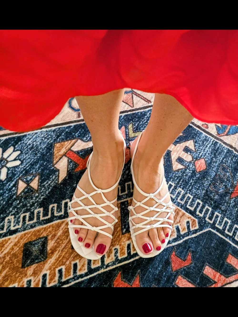 Chanel Strappy Sandals Size 37.5 Us Size 7